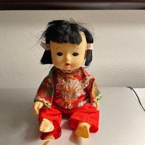 Vintage 9" Antique Japanese Doll